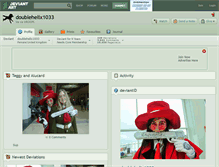 Tablet Screenshot of doublehelix1033.deviantart.com