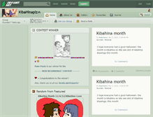 Tablet Screenshot of kibahinaplz.deviantart.com