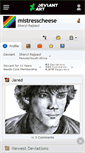 Mobile Screenshot of mistresscheese.deviantart.com