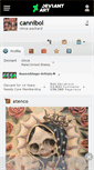 Mobile Screenshot of cannibol.deviantart.com