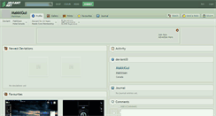 Desktop Screenshot of makkigui.deviantart.com