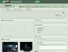 Tablet Screenshot of makkigui.deviantart.com