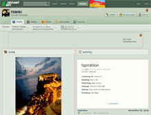 Tablet Screenshot of hideiki.deviantart.com