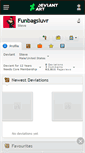 Mobile Screenshot of funbagsluvr.deviantart.com