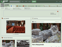 Tablet Screenshot of lecosa.deviantart.com