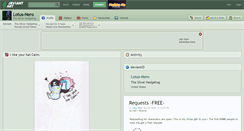 Desktop Screenshot of lotus-nero.deviantart.com