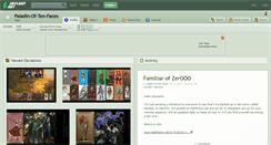 Desktop Screenshot of paladin-of-ten-faces.deviantart.com