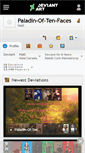 Mobile Screenshot of paladin-of-ten-faces.deviantart.com
