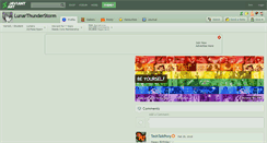 Desktop Screenshot of lunarthunderstorm.deviantart.com