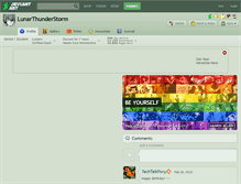 Tablet Screenshot of lunarthunderstorm.deviantart.com