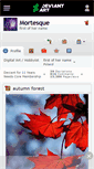 Mobile Screenshot of mortesque.deviantart.com