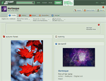 Tablet Screenshot of mortesque.deviantart.com