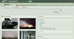 Desktop Screenshot of liselchen.deviantart.com