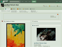 Tablet Screenshot of goodbye-halcyon-days.deviantart.com