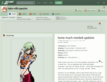 Tablet Screenshot of hate-with-passion.deviantart.com