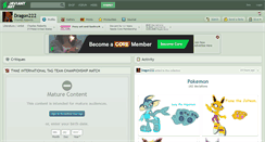 Desktop Screenshot of dragon222.deviantart.com