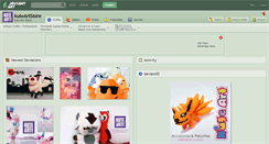 Desktop Screenshot of kuteartstore.deviantart.com