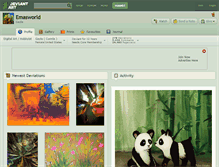 Tablet Screenshot of emasworld.deviantart.com