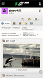 Mobile Screenshot of giney-kill.deviantart.com