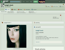 Tablet Screenshot of lostgirl-stock.deviantart.com