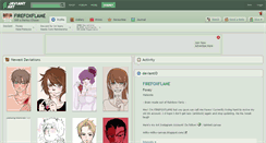 Desktop Screenshot of firefoxflame.deviantart.com