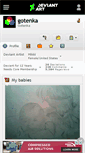 Mobile Screenshot of gotenka.deviantart.com