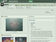 Tablet Screenshot of gotenka.deviantart.com