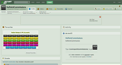 Desktop Screenshot of nopointcommissions.deviantart.com