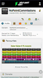 Mobile Screenshot of nopointcommissions.deviantart.com