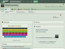 Tablet Screenshot of nopointcommissions.deviantart.com