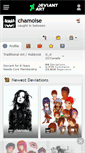 Mobile Screenshot of chamoise.deviantart.com
