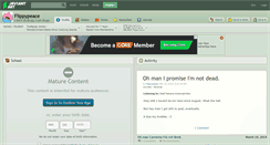 Desktop Screenshot of flippypeace.deviantart.com
