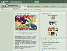 Tablet Screenshot of manga-apps.deviantart.com