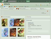 Tablet Screenshot of keinhangia.deviantart.com