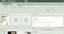 Desktop Screenshot of little-rabbit-aki.deviantart.com