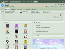 Tablet Screenshot of jaytail.deviantart.com