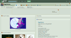 Desktop Screenshot of magesahara.deviantart.com
