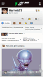 Mobile Screenshot of harnois75.deviantart.com