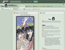 Tablet Screenshot of clubkikyou.deviantart.com