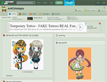 Tablet Screenshot of aniichiiadopts.deviantart.com