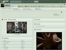 Tablet Screenshot of pablo1b.deviantart.com