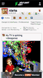Mobile Screenshot of alarka.deviantart.com