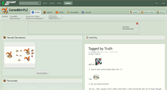 Desktop Screenshot of cursedtini-plz.deviantart.com