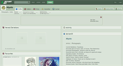 Desktop Screenshot of miyoto.deviantart.com