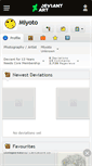 Mobile Screenshot of miyoto.deviantart.com