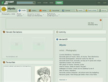 Tablet Screenshot of miyoto.deviantart.com