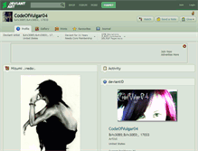 Tablet Screenshot of codeofvulgar04.deviantart.com