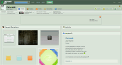 Desktop Screenshot of caronade.deviantart.com