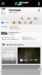 Mobile Screenshot of caronade.deviantart.com