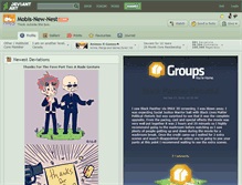 Tablet Screenshot of mobis-new-nest.deviantart.com